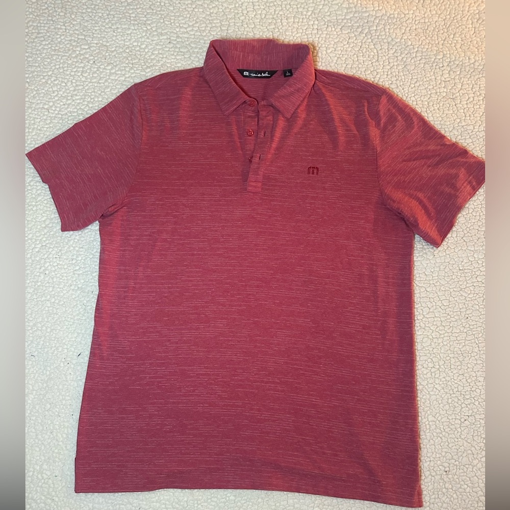 Travis Matthew Men's Red Polo Shirt